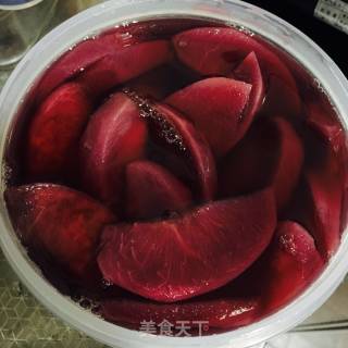 养颜美容红桃罐头（黄金冠红桃）的做法步骤：5