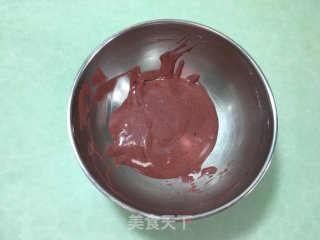 心形彩绘芒果蛋糕卷的做法步骤：20