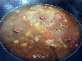 西红柿土豆牛肉汤的做法步骤：11