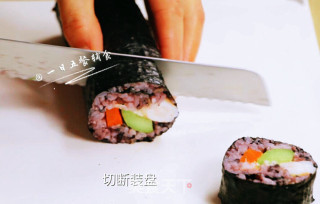 桃红大虾寿司卷的做法步骤：15