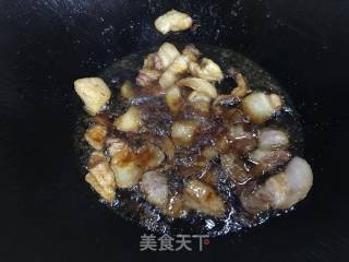 五花肉炒豆角的做法步骤：4