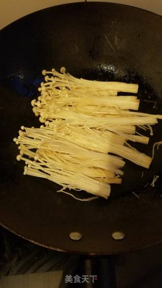 煎烤金针菇的做法步骤：3