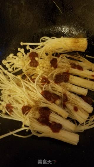 煎烤金针菇的做法步骤：4