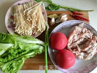 酸汤金针羊肉的做法步骤：1
