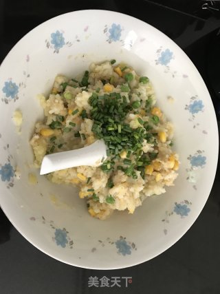 鸡蛋土豆杂蔬饼的做法步骤：7