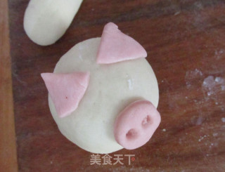 小猪奶黄包的做法步骤：13