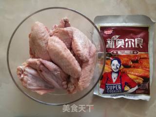 新奥尔良鸡中翅的做法步骤：3