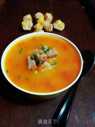 番茄牛肉汤的做法步骤：9