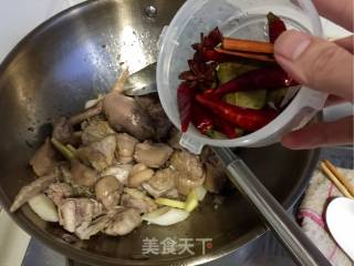 毛豆米烧鸡的做法步骤：7