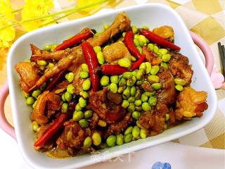 毛豆米烧鸡的做法步骤：24