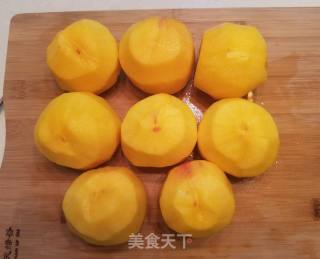 无水蒸黄桃的做法步骤：1