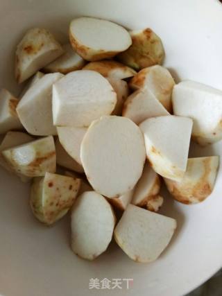 芋仔粉蒸肉的做法步骤：1