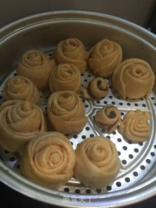 变色的花馒头????的做法步骤：12