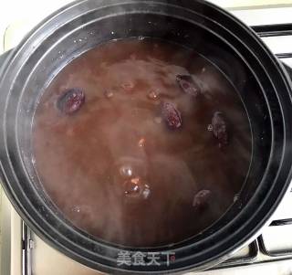 红豆圆子汤的做法步骤：3