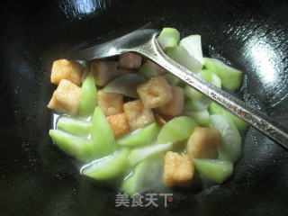 小油豆腐煮夜开花的做法步骤：8