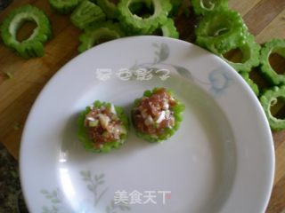 苦瓜酿肉的做法步骤：7