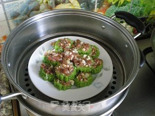苦瓜酿肉的做法步骤：9