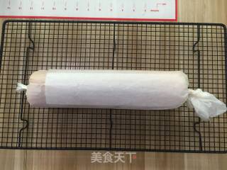 原味戚风蛋糕卷的做法步骤：15