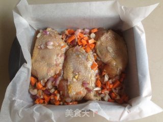 香烤鸡腿饭的做法步骤：6