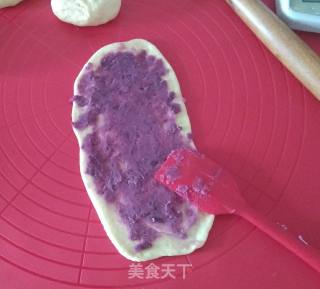 卷卷卷一朵紫薯花的做法步骤：9