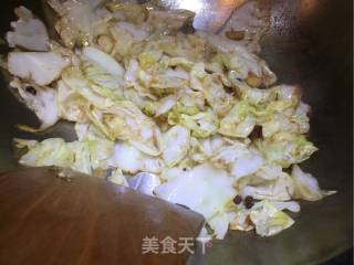 火爆酸甜包菜的做法步骤：5