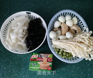 菌菇浓汤的做法步骤：1