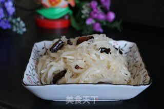【川菜】炝炒白萝卜丝的做法步骤：11