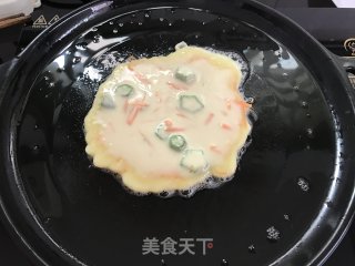秋葵鸡蛋小煎饼的做法步骤：10
