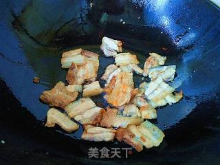 芦笋香菇回锅肉的做法步骤：4