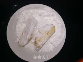 香脆椒盐杏鲍菇的做法步骤：4