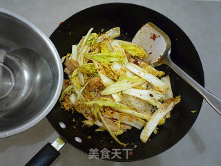 娃娃菜烧粉丝的做法步骤：11