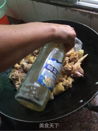 啤酒焖扇鸡的做法步骤：5