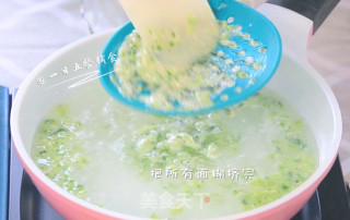 蔬菜虾肉粒粒面的做法步骤：7