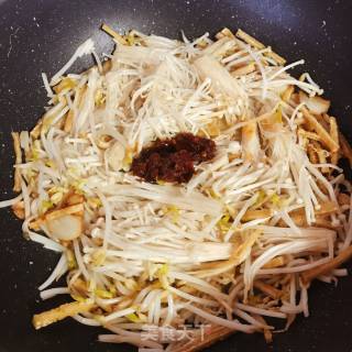 粉丝炒香干的做法步骤：7