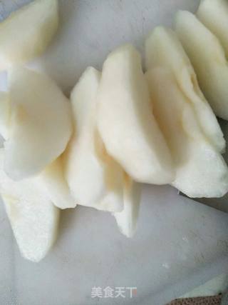 苹果雪梨肉片汤的做法步骤：2