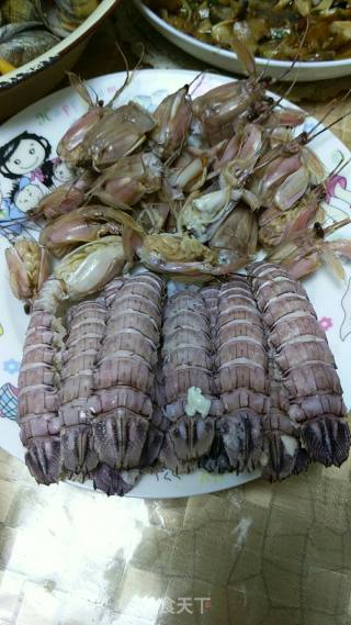 清蒸虾爬子的做法步骤：3