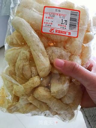豆条烧肉的做法步骤：1