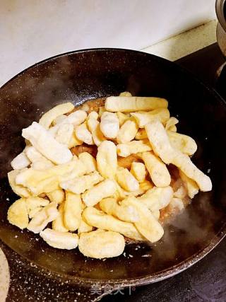 豆条烧肉的做法步骤：6