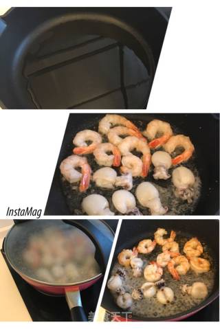 照烧海鲜咖喱饭的做法步骤：9