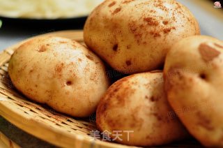 仿真土豆豆沙包的做法步骤：17