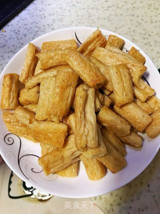蒜香豆筋的做法步骤：3