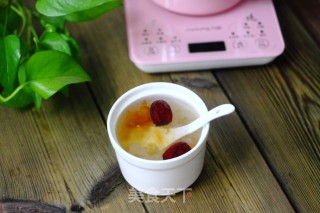 桃胶皂角米雪燕银耳百合羹的做法步骤：12
