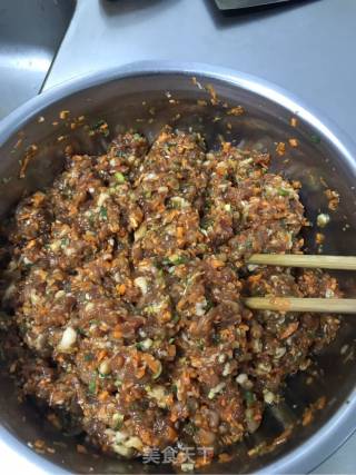 油面筋塞肉的做法步骤：4