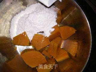 南瓜芝麻饼的做法步骤：7