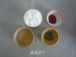 红曲酥&抹茶酥的做法步骤：13