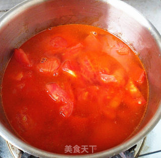 西红柿熟牛肉汤的做法步骤：6