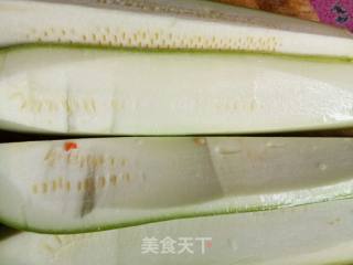 醋溜茭瓜的做法步骤：2