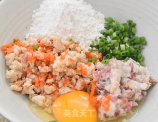 胡萝卜莲藕煎饼的做法步骤：3