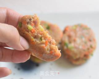 胡萝卜莲藕煎饼的做法步骤：6