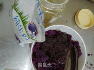 无糖少油山药紫薯糕的做法步骤：8